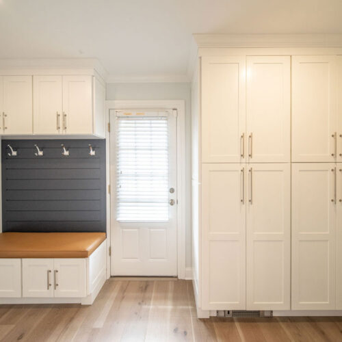 Stock Mud Room Cabinetry